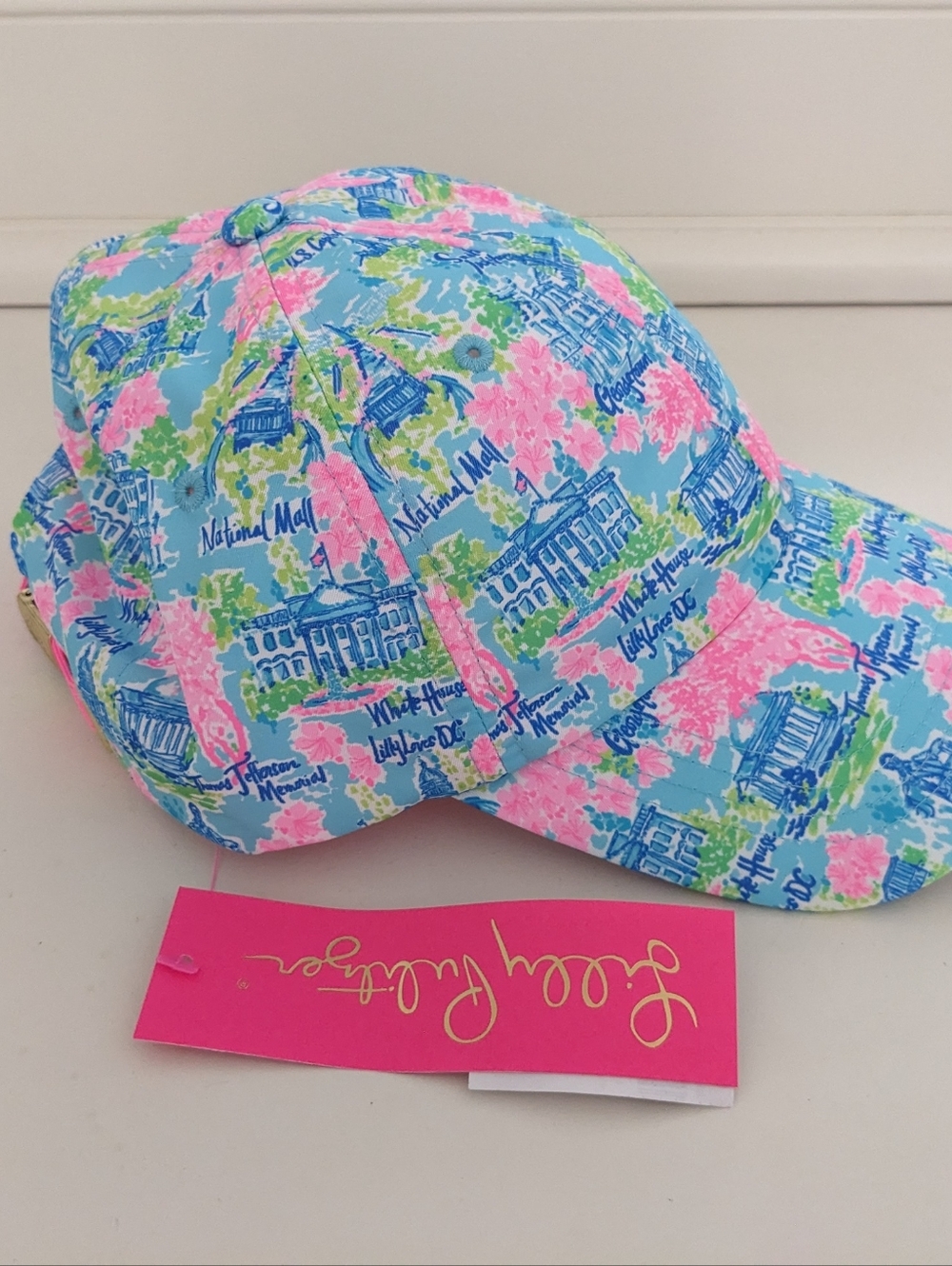 NWT! Lilly Pulitzer Run Around Hat In Multi Lilly Loves DC